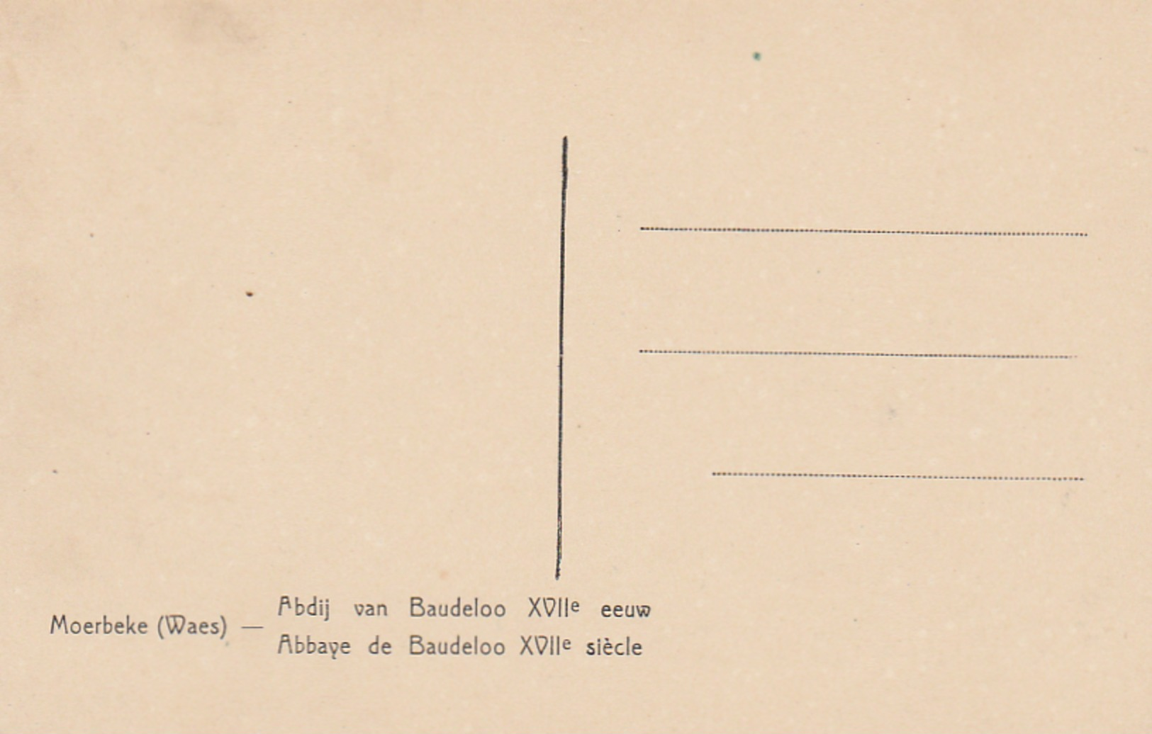 MOERBEKE WAAS (WAES) Abdij Van Baudeloo - Moerbeke-Waas