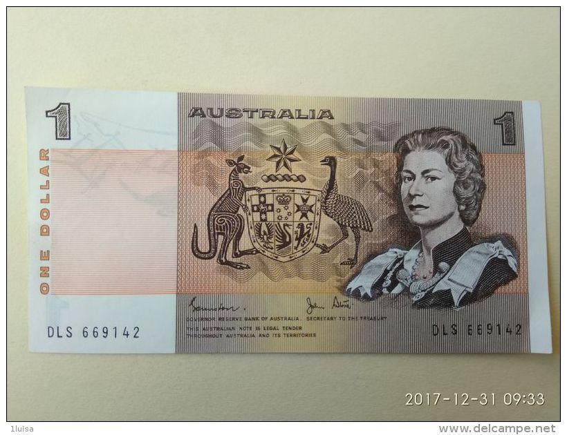 1 Dollaro - 1974-94 Australia Reserve Bank (paper Notes)