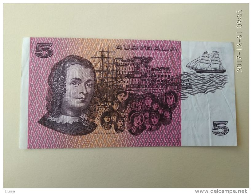 5 Dollari 1974-91 - 1974-94 Australia Reserve Bank (paper Notes)