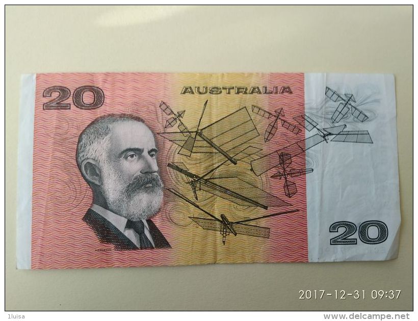 20 Dollari 1985 - 1974-94 Australia Reserve Bank (papier)