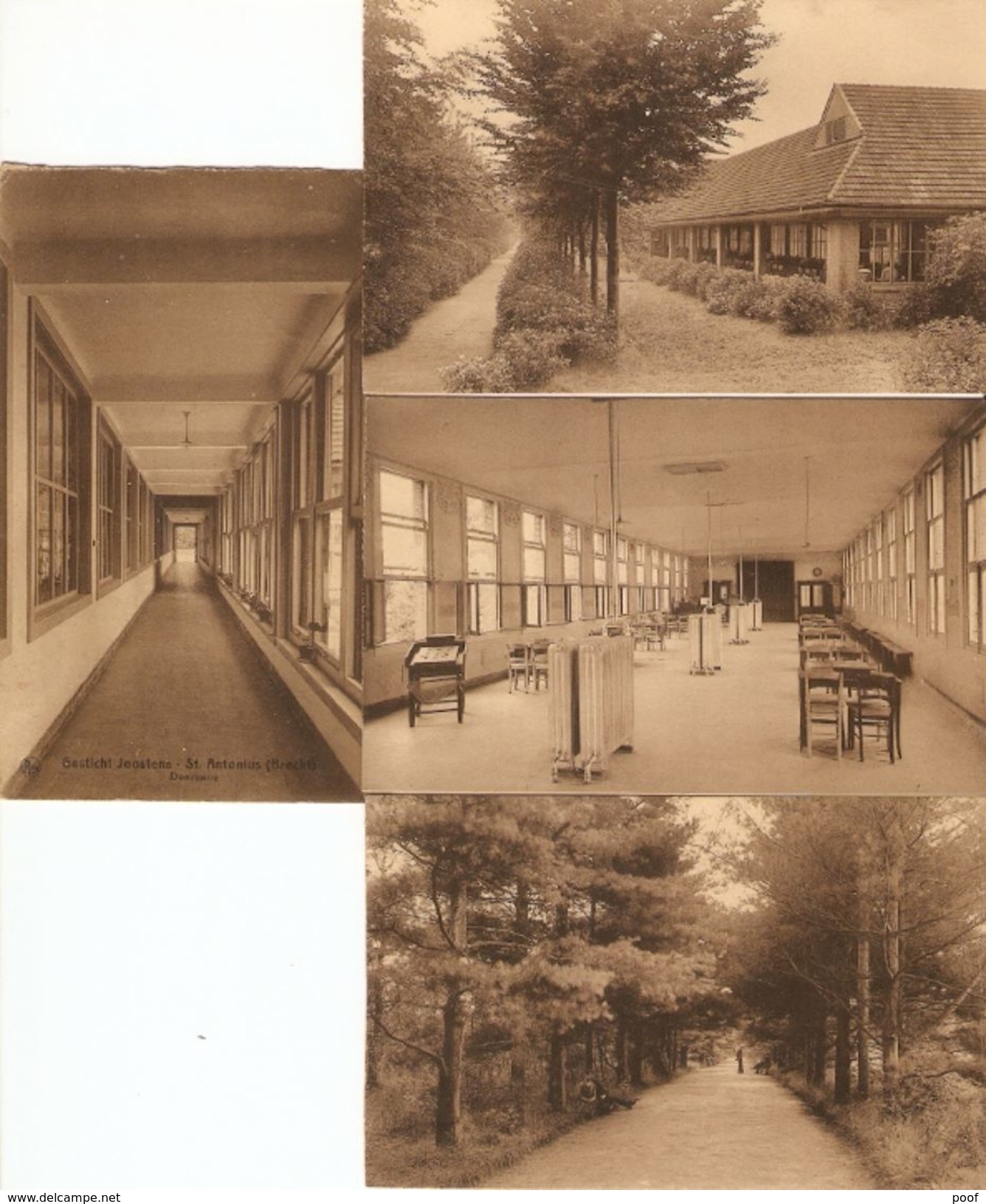 St - Antonius Brecht : Sanatorium Joostens ---- 7 Kaarten - Brecht