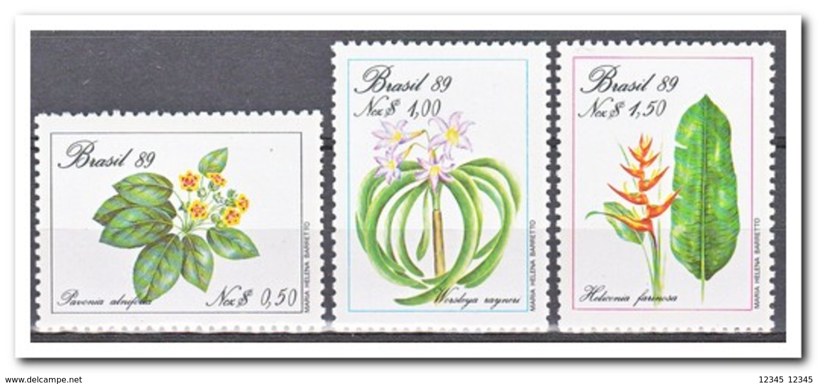 Brazilië 1989, Postfris MNH, Flowers, Plants - Ongebruikt