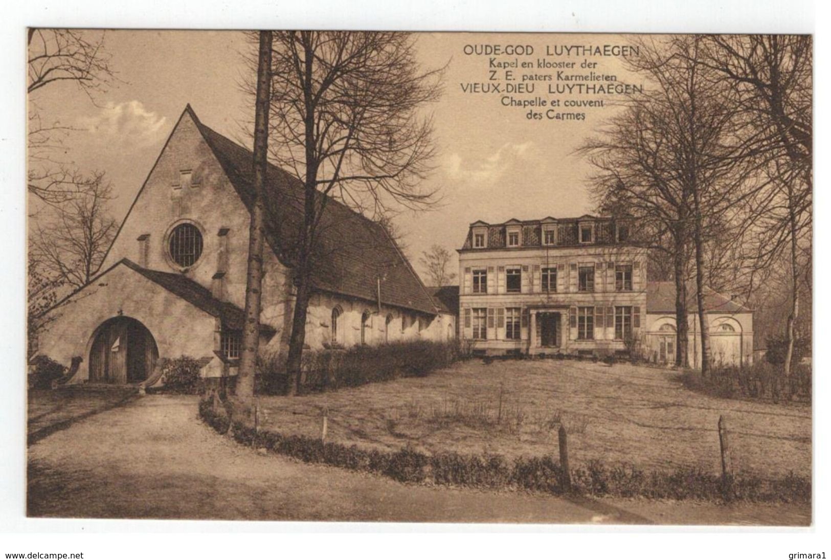 Oude-God-Luythaegen  : Kapel En Klooster Der Z.E. Paters Karmelieten - Mortsel