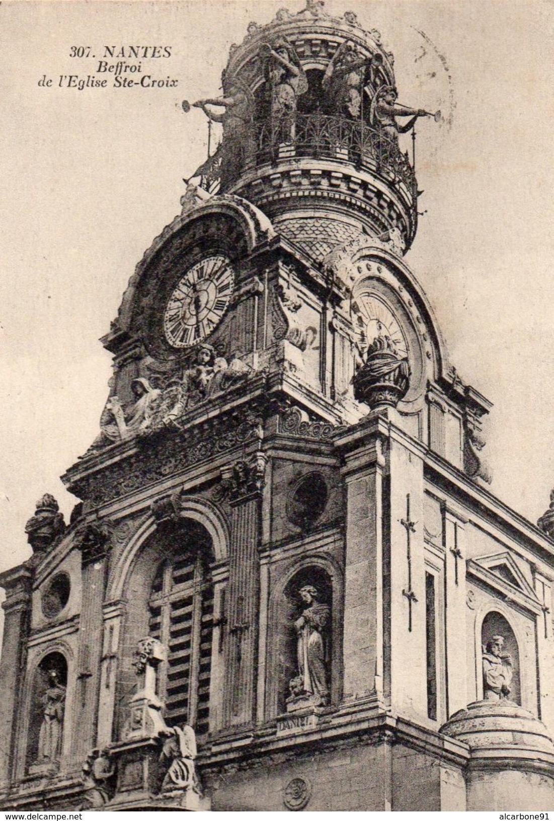 NANTES - Beffroi De L'Eglise Sainte Croix - Nantes