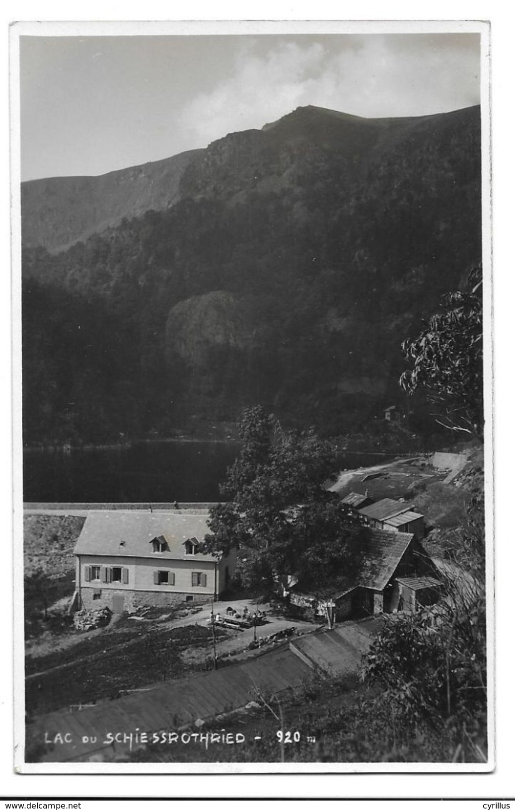 LAC DU SCHIESSROTHRIED -  Carte Photo - Autres & Non Classés