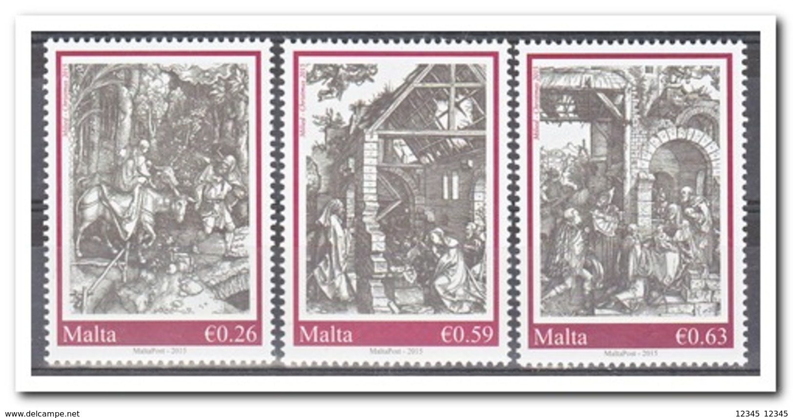 Malta 2015, Postfris MNH, Christmas - Malta