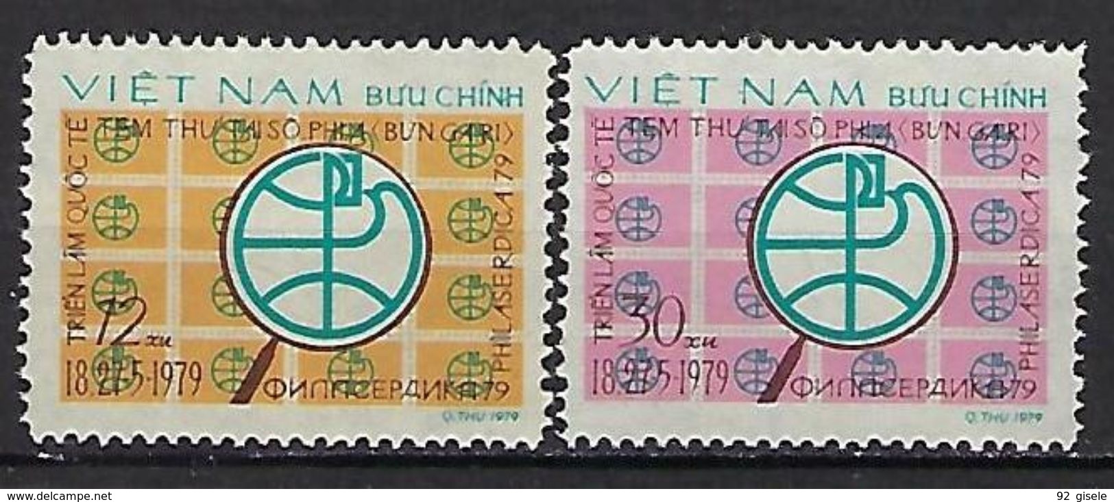 Vietnam YT 177 & 178 " Expo Philatélique " 1979 Neuf** MNH - Vietnam