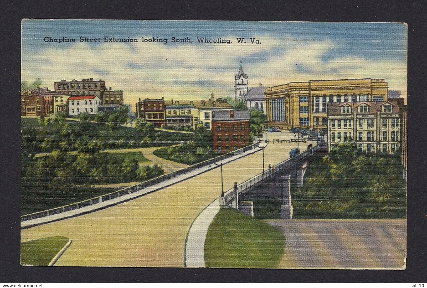 United States - Chapline Street Extension Looking South [Tichnor Bros.] - Wheeling