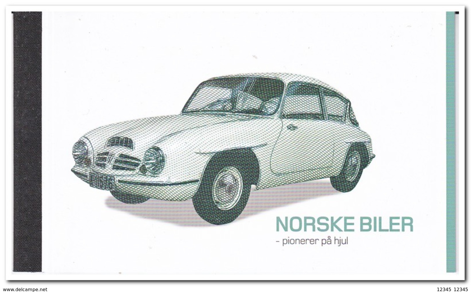 Noorwegen 2017, Postfris MNH, Cars, Booklet - Ongebruikt