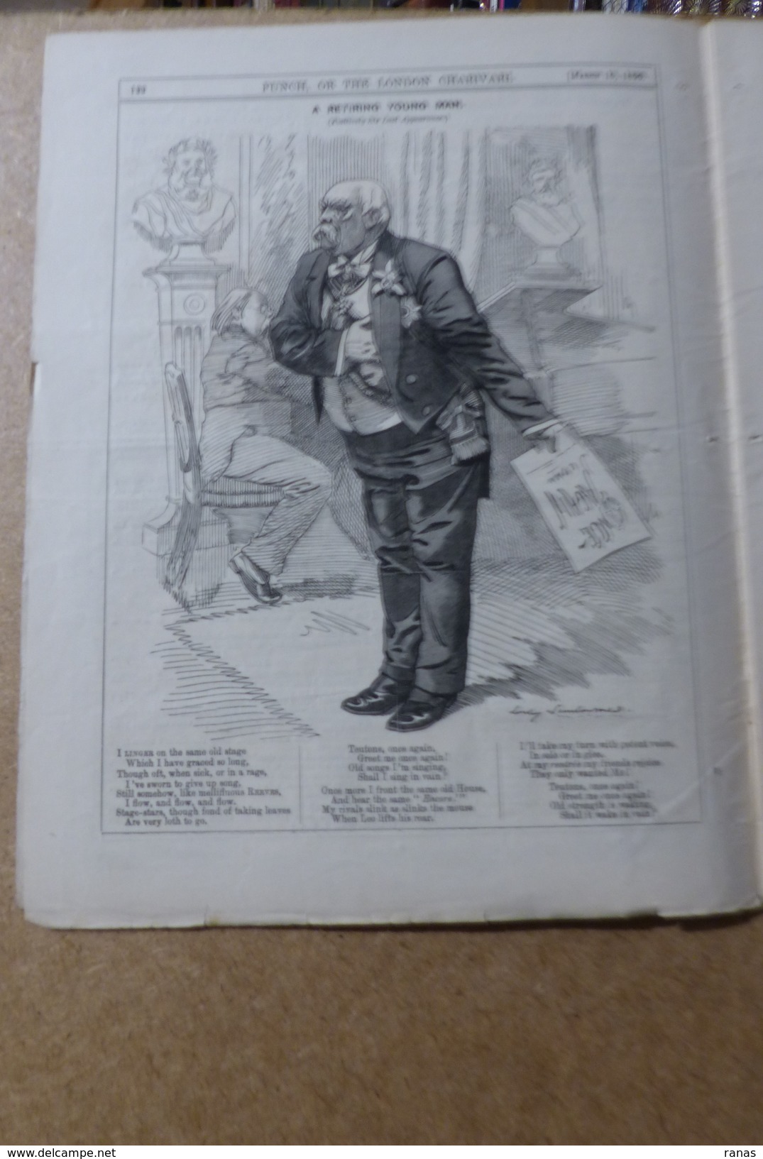 Revue Journal PUNCH Satirique Caricature 29 X 22,5 Germany Allemagne Bismarck N° 2540 De 1890 - 1850 - 1899
