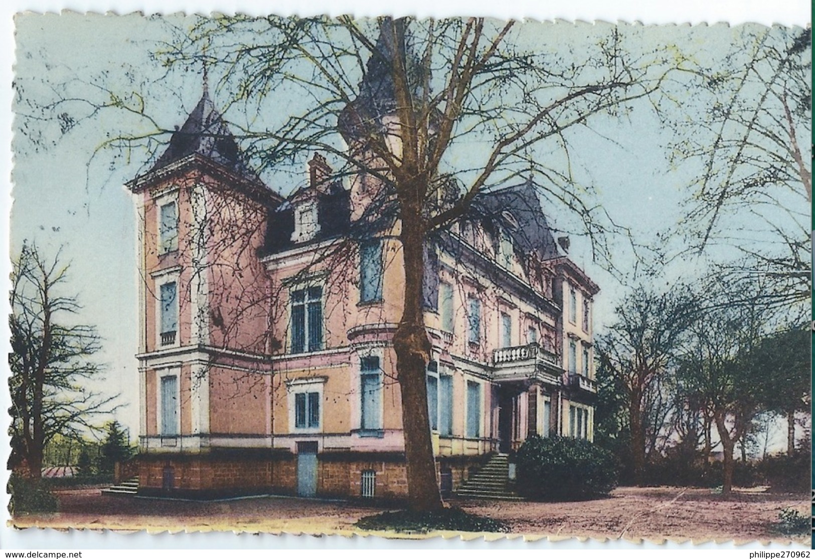 SERVIAN (Hérault) - Château De GOUSSAT- CPSM Maxi  Ayant Circulé En 1946 - Autres & Non Classés