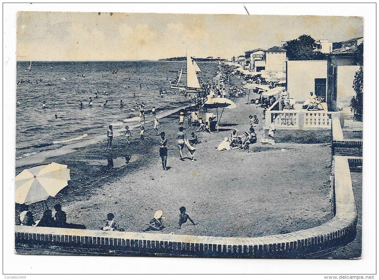 FOLLONICA - SPIAGGIA DI PONENTE  VIAGGIATA FG - Grosseto