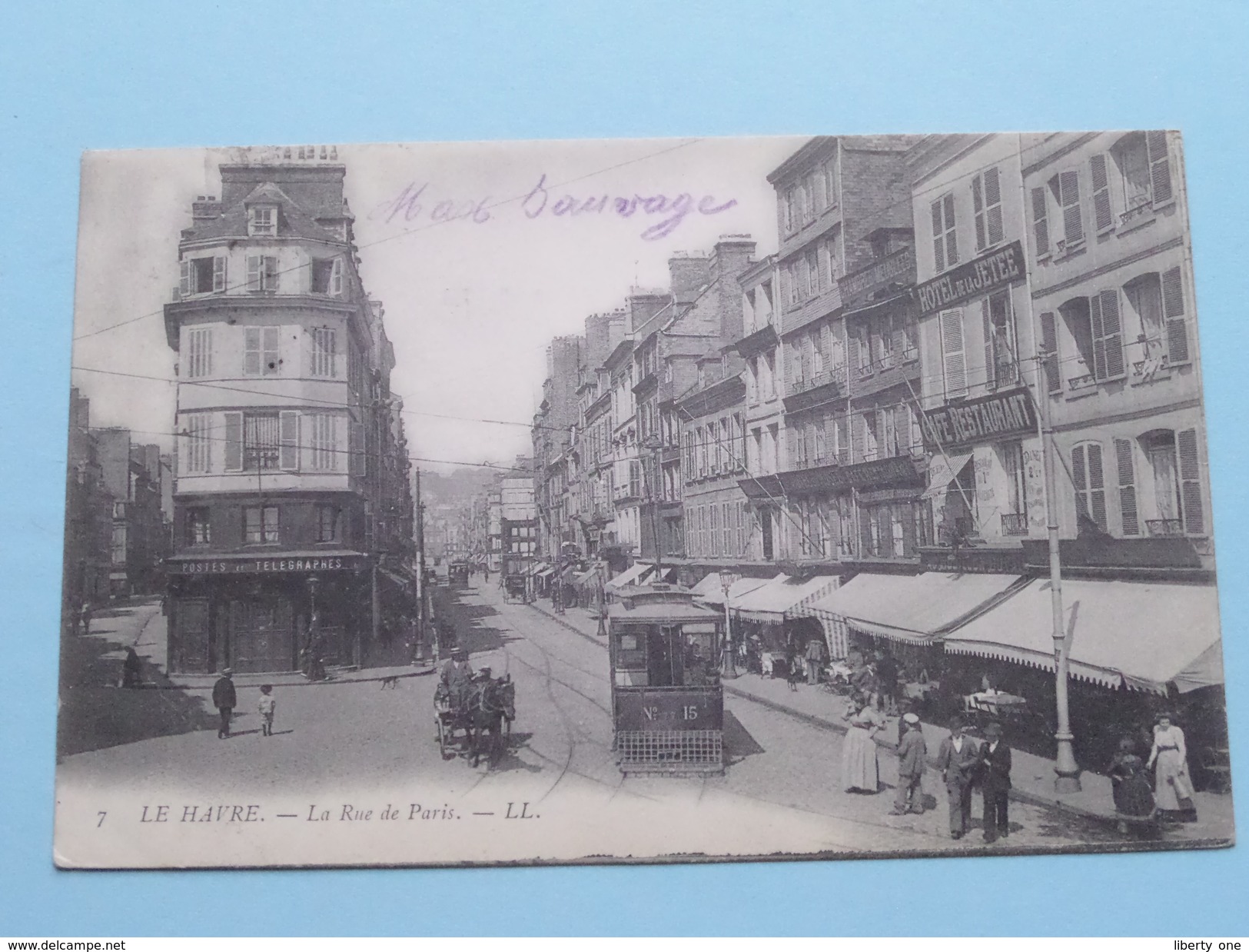 La Rue De Paris ( 7 ) ( Tram N° 15 ) Anno 1906 ( Zie Foto Details ) !! - Non Classés