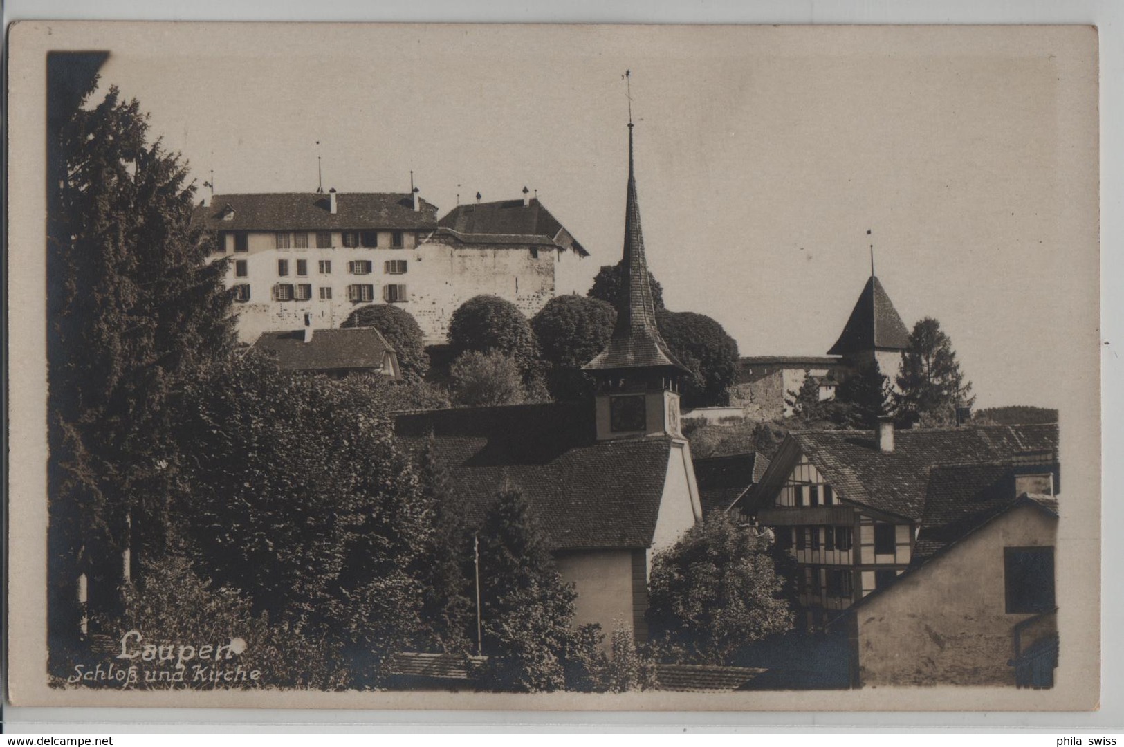 Laupen - Schloss Und Kirche - Laupen