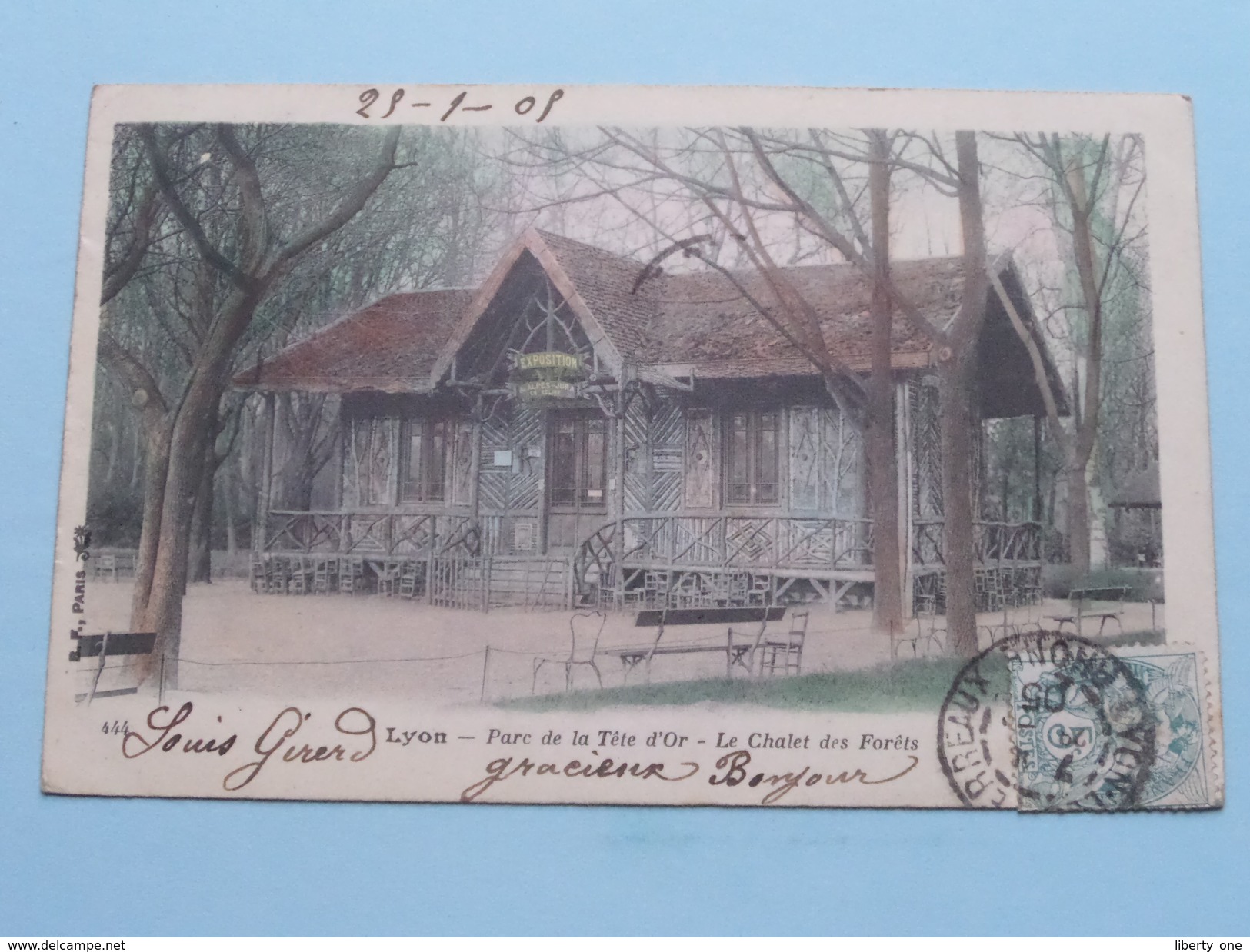LYON Parc De La Tête D'Or - Le Chalet Des Fôrets ( 444 - B F ) Anno 1905 ( Zie Foto Details ) ! - Auvergne