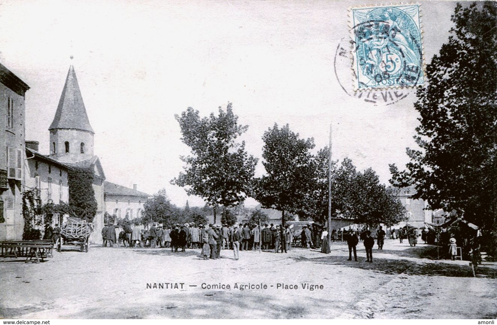 87. HAUTE-VIENNE - NANTIAT. Comice Agricole. Place Vigne. - Nantiat