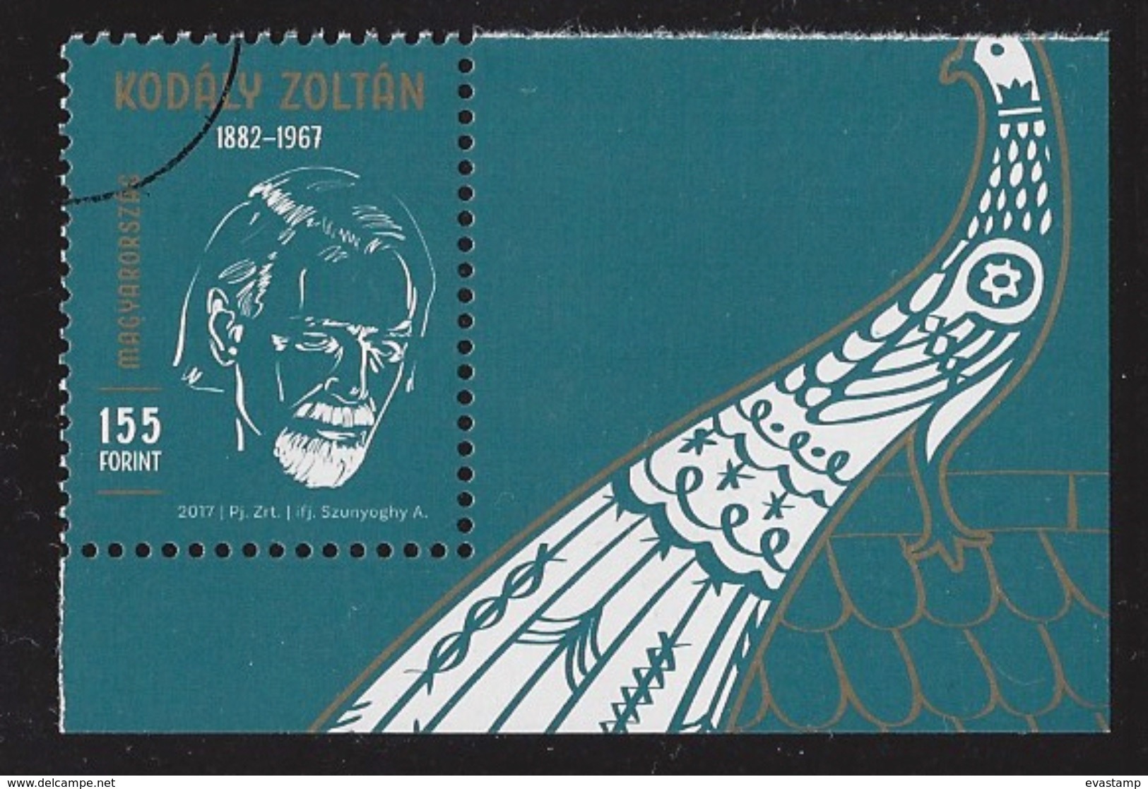 HUNGARY - 2017. Zoltan Kodaly, Hungarian Composer / Memorial Year / 50th Anniversary Of His Death SPECIMEN!!! - Proofs & Reprints