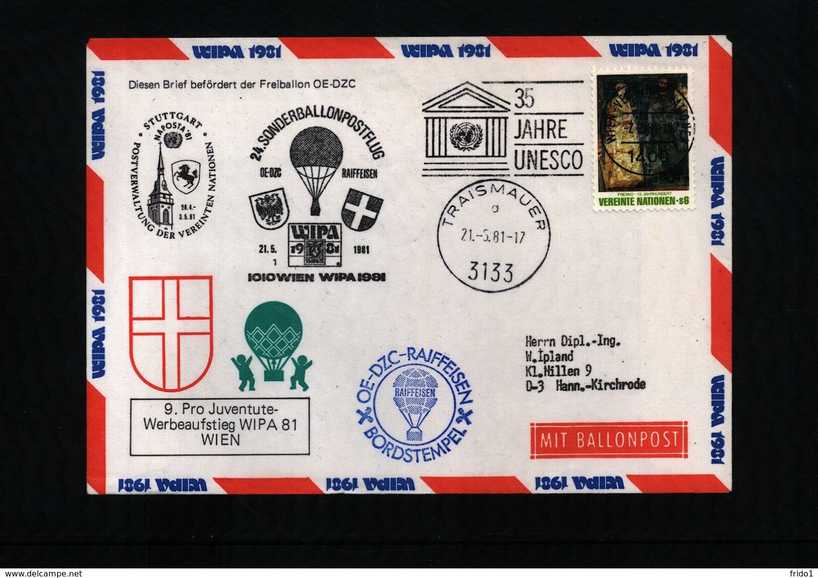 Oesterreich / Austria 1981 24.Sonderballonpost - Balloon Covers