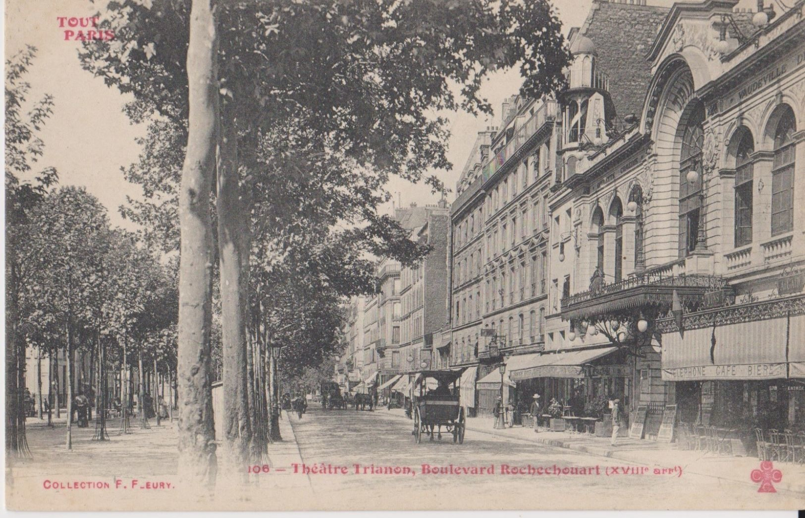 Théâtre Trianon Boulevard Rochechouart - FFleury CCC&C - Arrondissement: 18