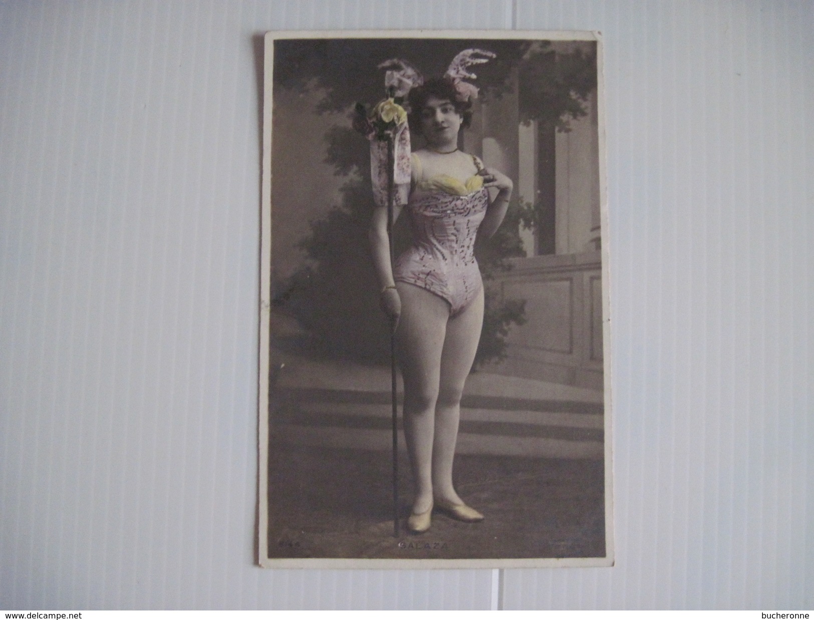 CPA Jeune FEMME ARTISTE SALAZA  1908  T.B.E. () - Artistes