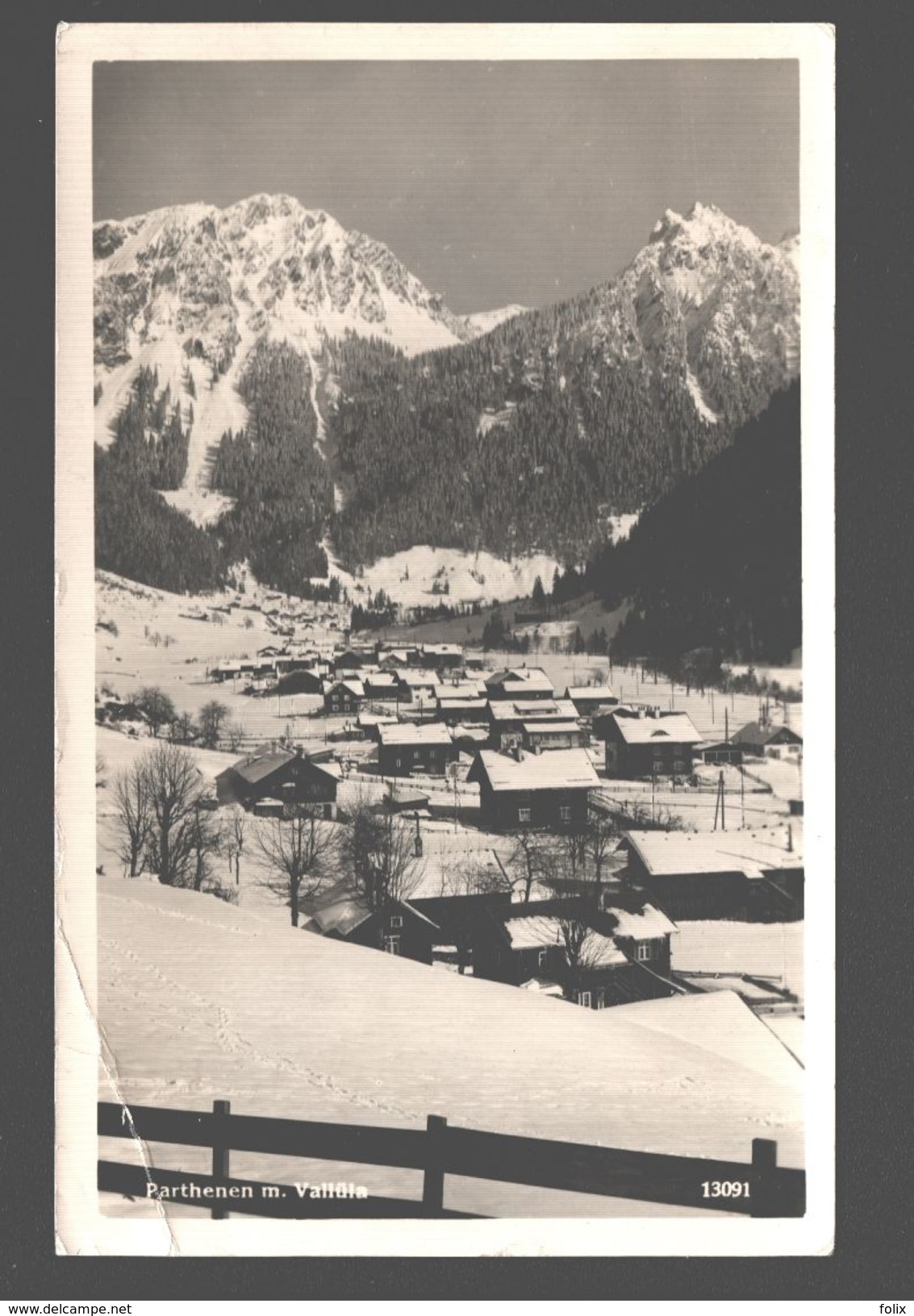 Parthenen Mit Vallüla - Fotokarte - Andere & Zonder Classificatie