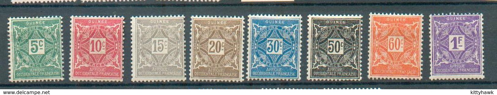 GUI 254 - YT Taxe 16 à 23 * - Unused Stamps