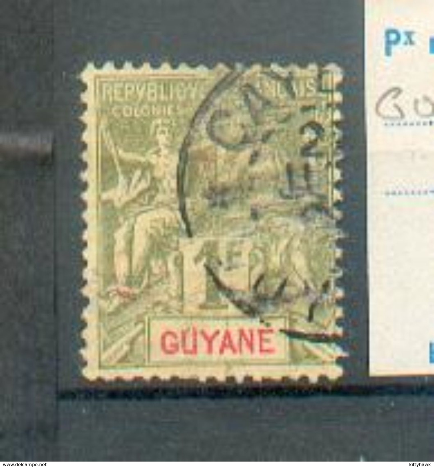 GUYA 378 - YT 42 ° Obli - Used Stamps