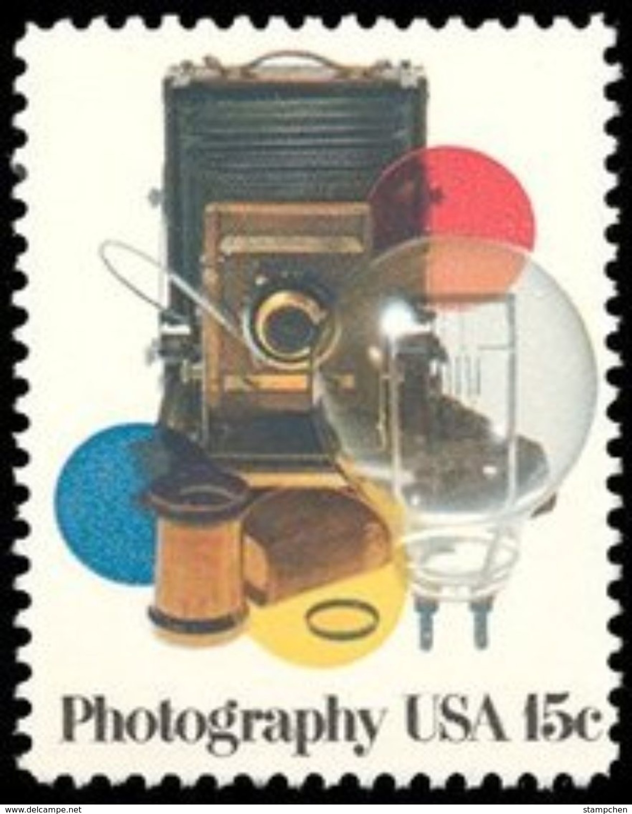 1978 USA Photography Stamp Sc#1758 Art Bulb Light - Electricity