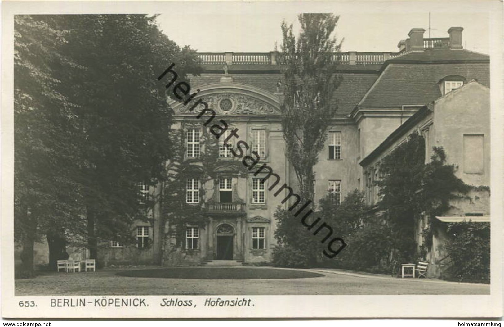 Berlin Köpenick - Schloss Hofansicht - Foto-AK 30er Jahre - Verlag Ludwig Walter Berlin - Koepenick