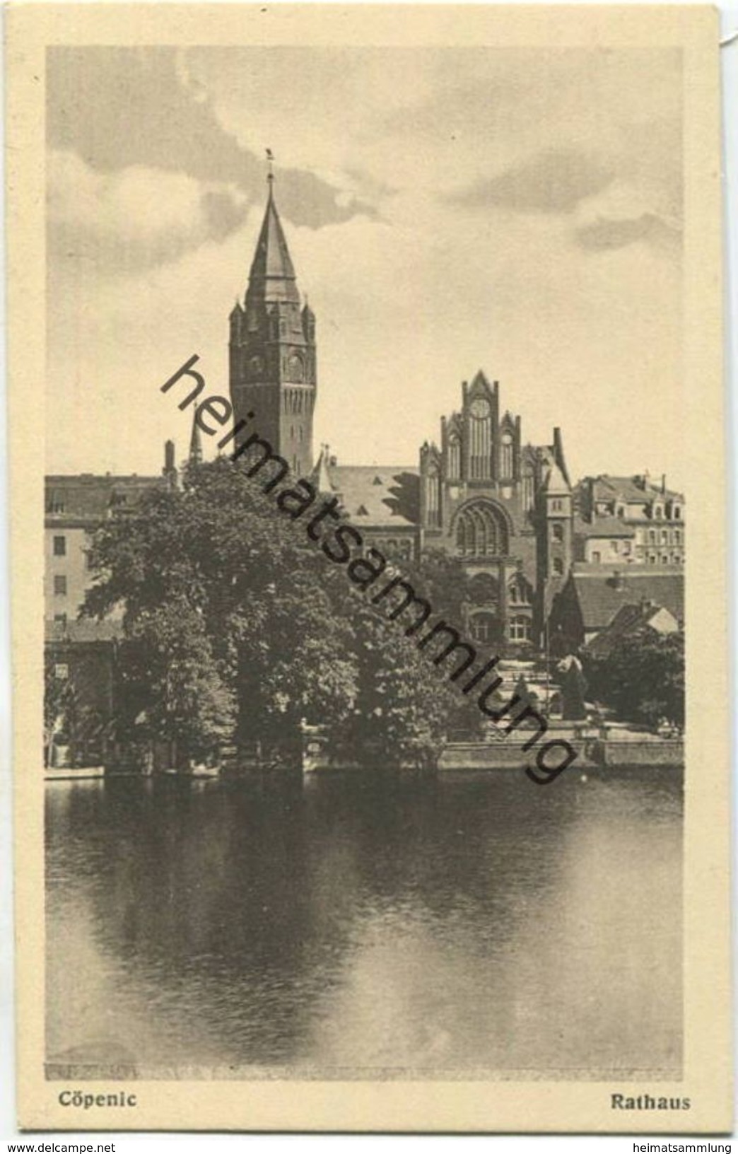 Berlin - Cöpenick - Köpenick - Rathaus 30er Jahre - Verlag J. Goldiner Berlin - Koepenick