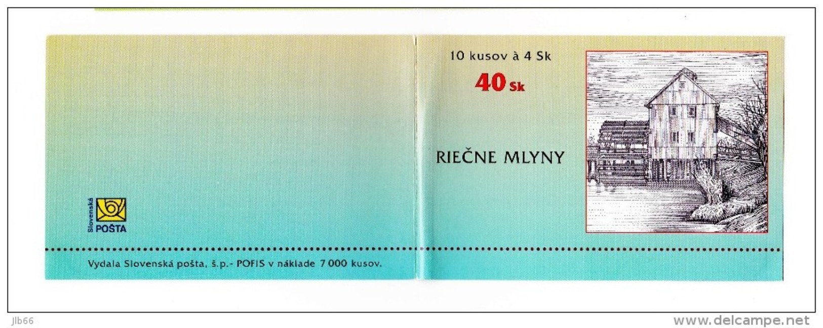 Carnet Moulin De Rivière à Roue 1997 De 10  Timbres C 244 / Booklet  Wassermühle 1997  Mi 20 (286) - Unused Stamps