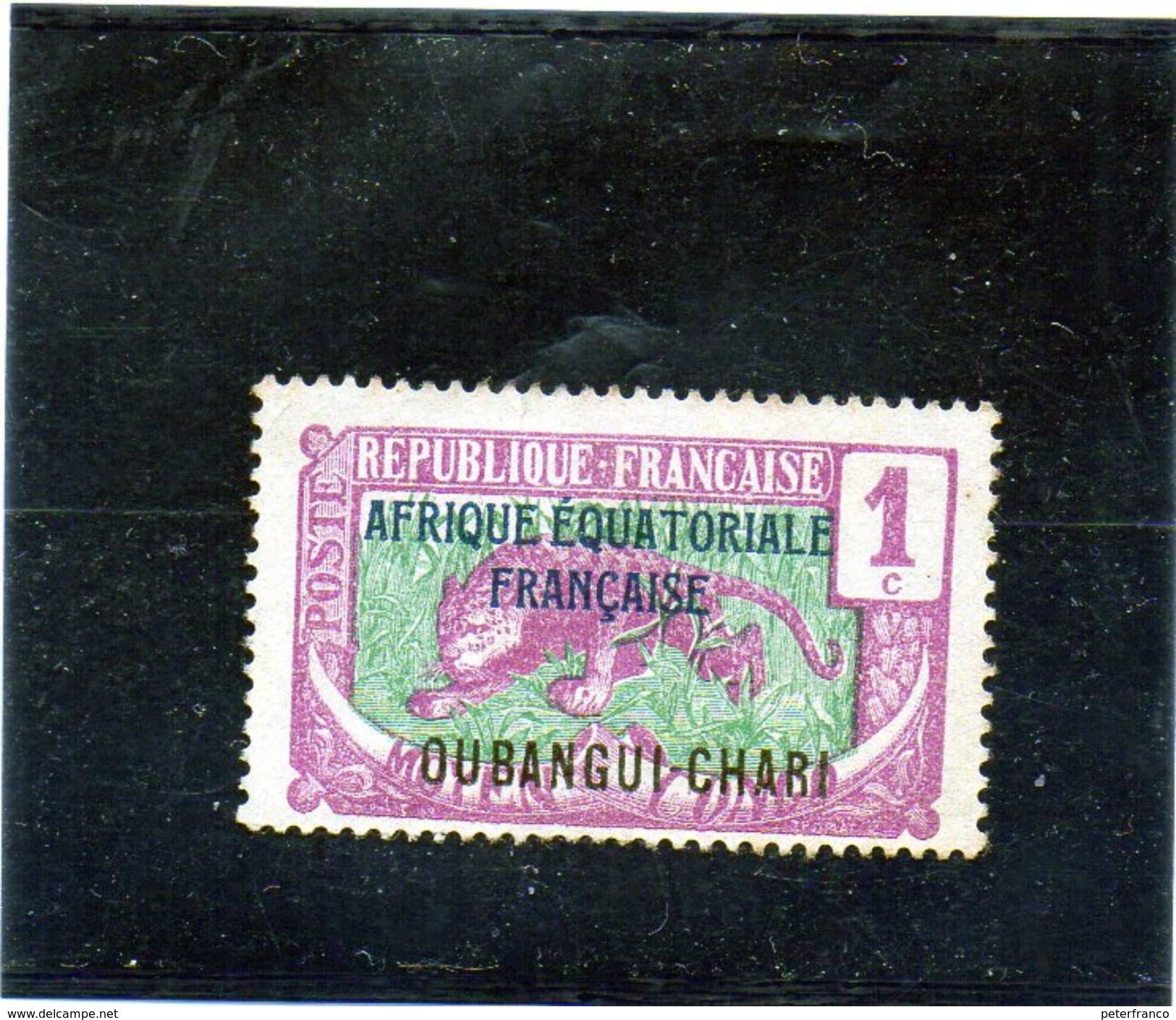 B - 1915  Oubangui Chari - Leopardo - Neufs