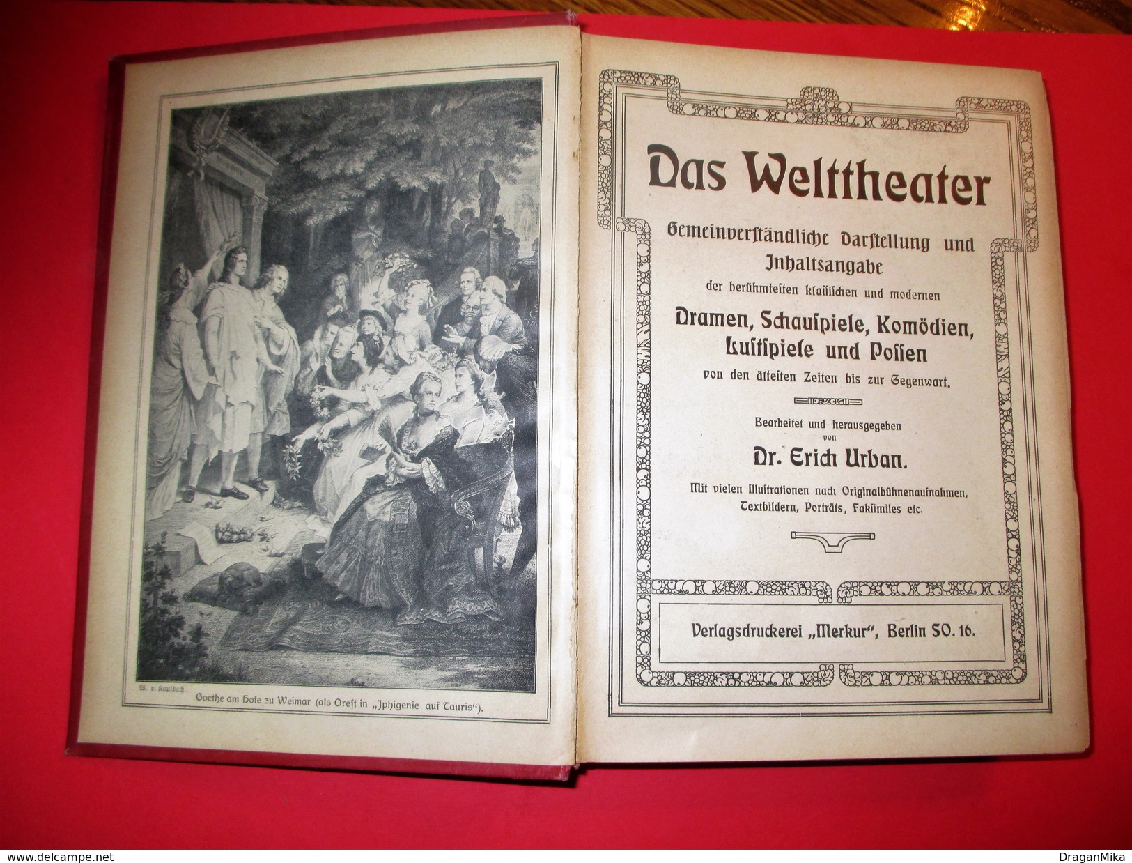 RARE: Das Welt Theater, Antique Book - Theatre & Dance