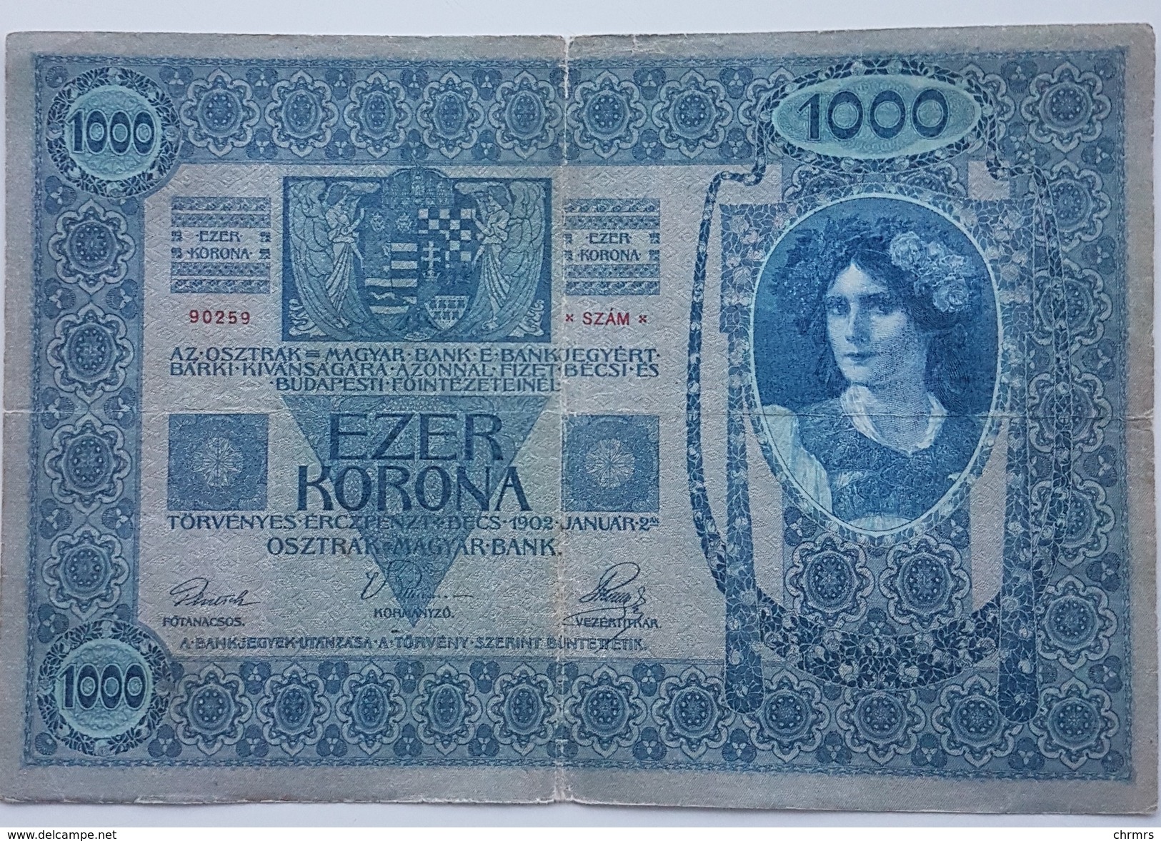 TAUZEND KRONEN 1902 - Autriche