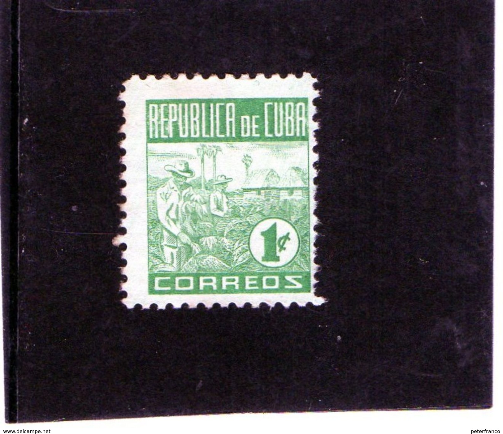 B - 1948 Cuba - Raccolta Del Tabacco - Neufs