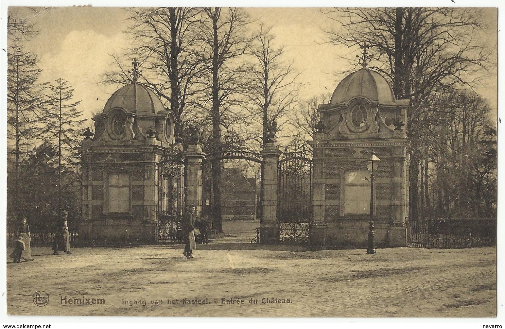 Hemiksem - Hemixem - Ingang Van Het Kasteel - Entrée Du Château 1919 - Hemiksem