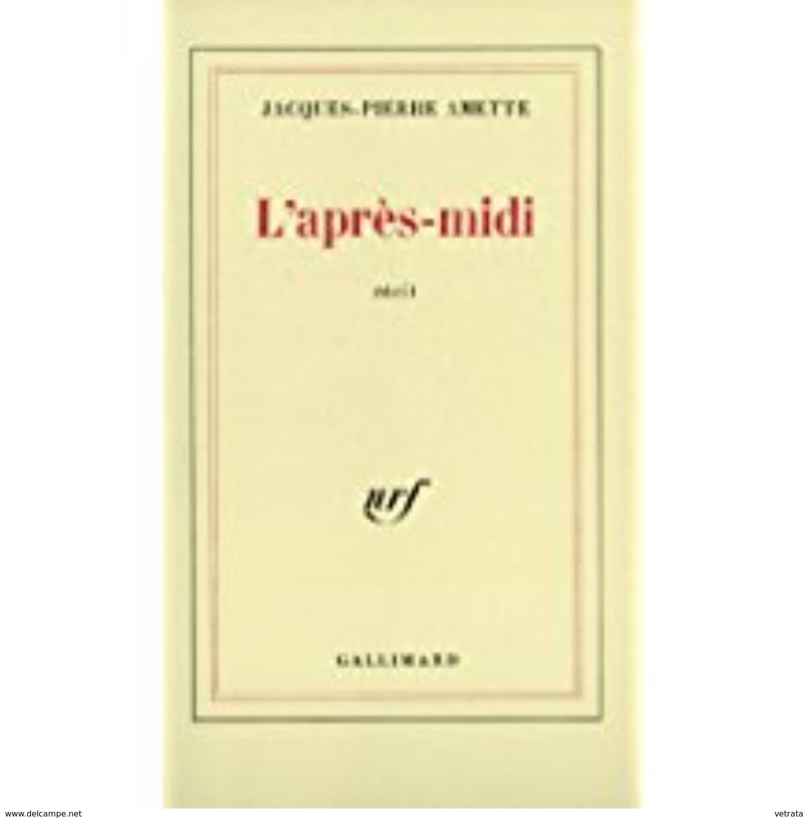 2 Livres De Jacques-Pierre Amette : L'Après-Midi (Gallimard) - La Peau Du Monde (Seuil) - Lots De Plusieurs Livres