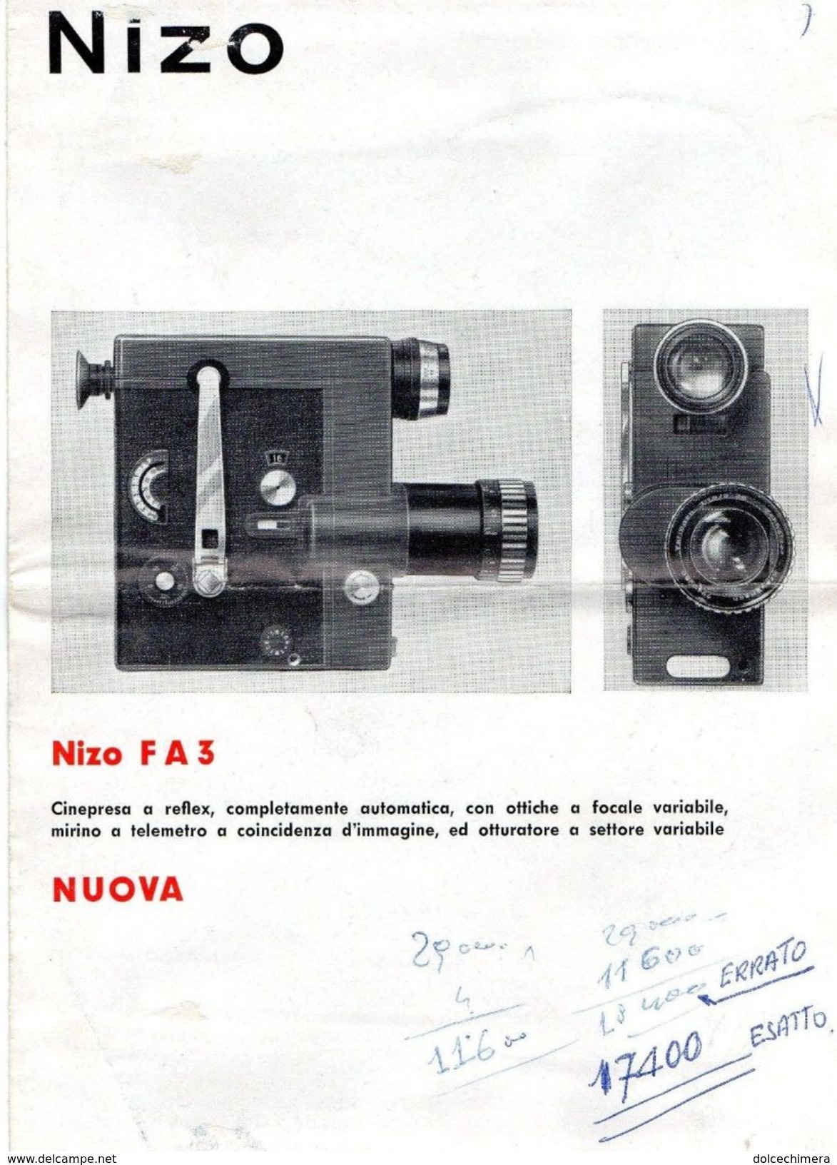 NIZO F A 3-MANUALE D'ISTRUZIONI - Altri