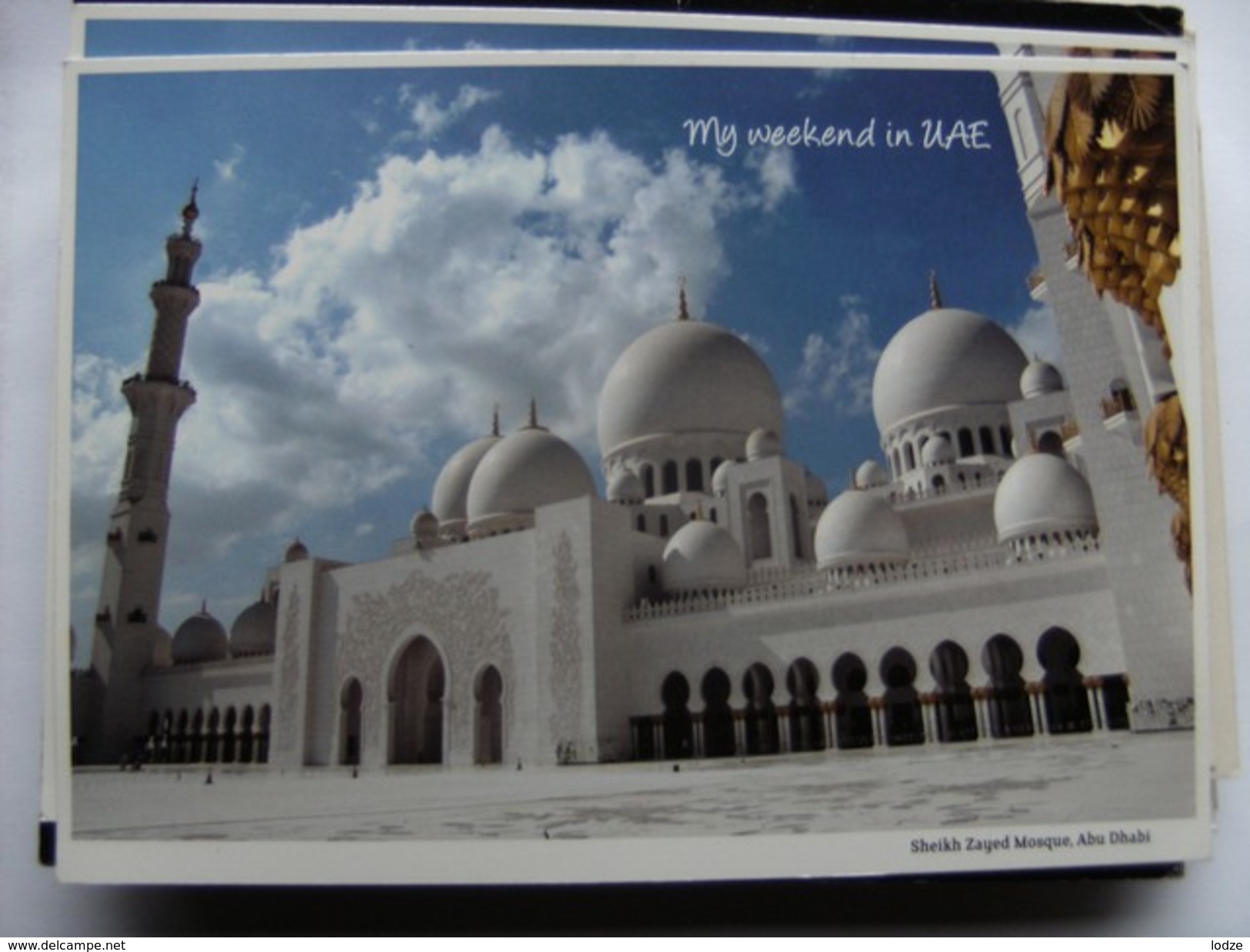 United Arabic Emirates Abu Dhabi Sheikh Zayed Mosque - Ver. Arab. Emirate