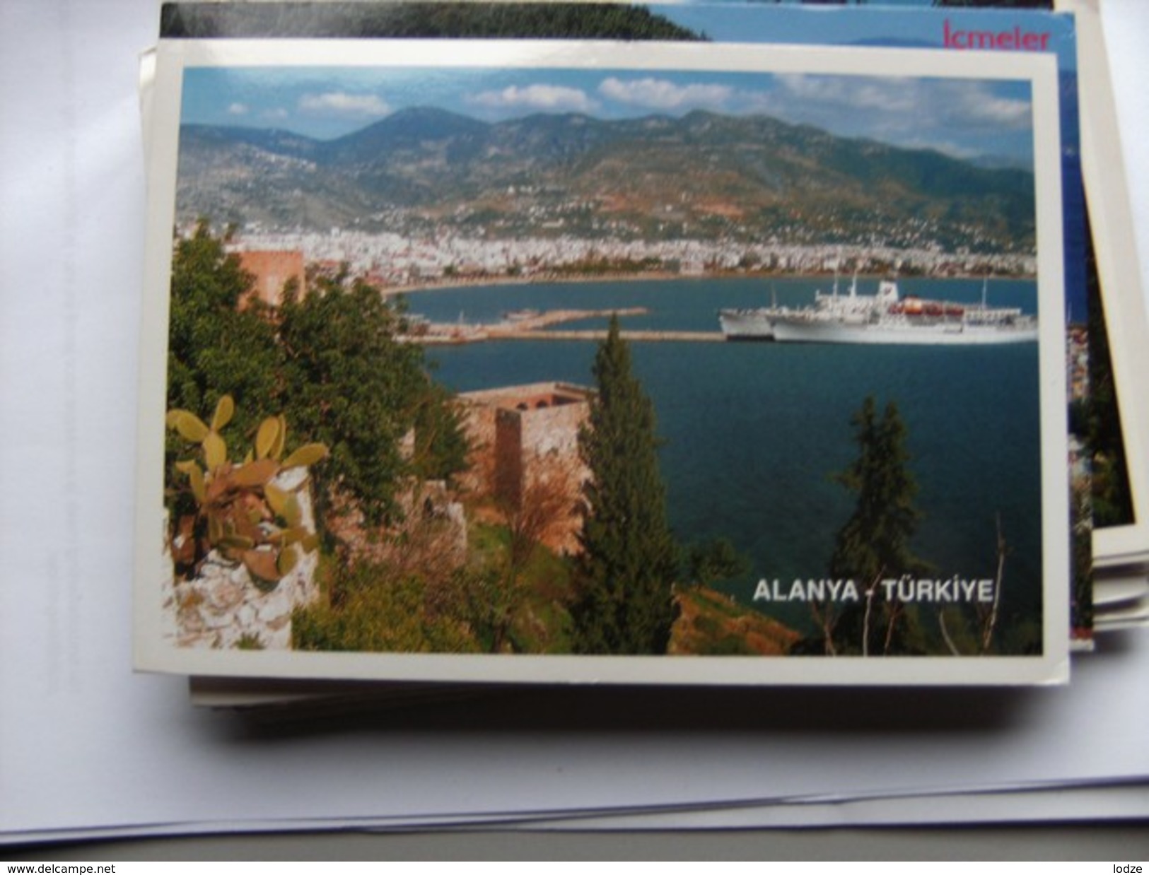 Turkije Turkey Alanya Panorama With Boat - Turkije