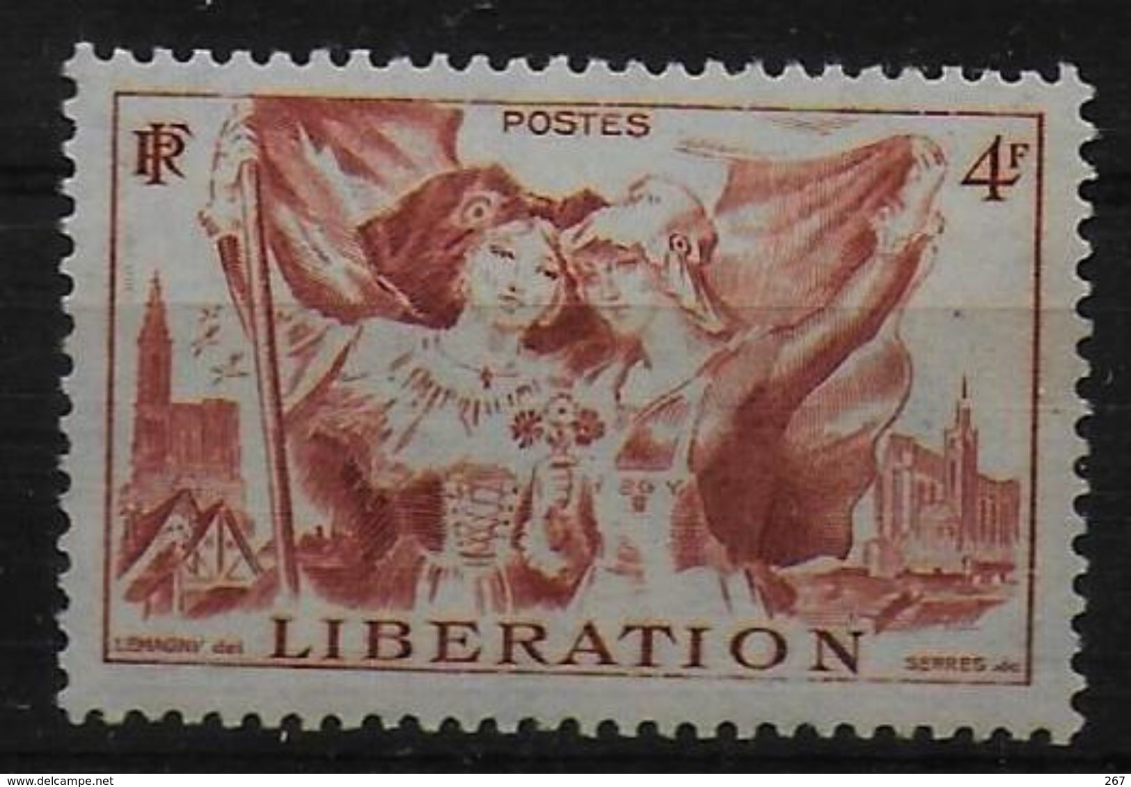 FRANCE    N° 739  * *  Liberation Alsace Lorraine - Unused Stamps