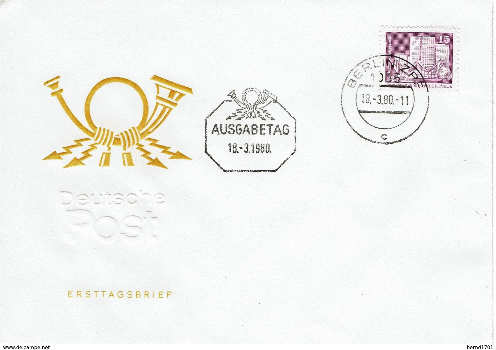 DDR / GDR - Mi-Nr 2501 FDC (O1026)- - 1971-1980