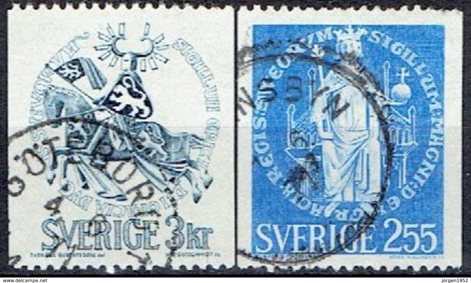 SWEDEN # FROM 1970 STAMPWORLD 674-75 - Oblitérés