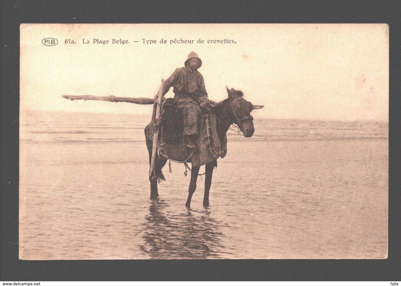 Littoral Belge / Belgische Kust - La Plage Belge - Type De Pêcheur De Crevettes - Fischer / Fisherman / Visser - Sonstige & Ohne Zuordnung