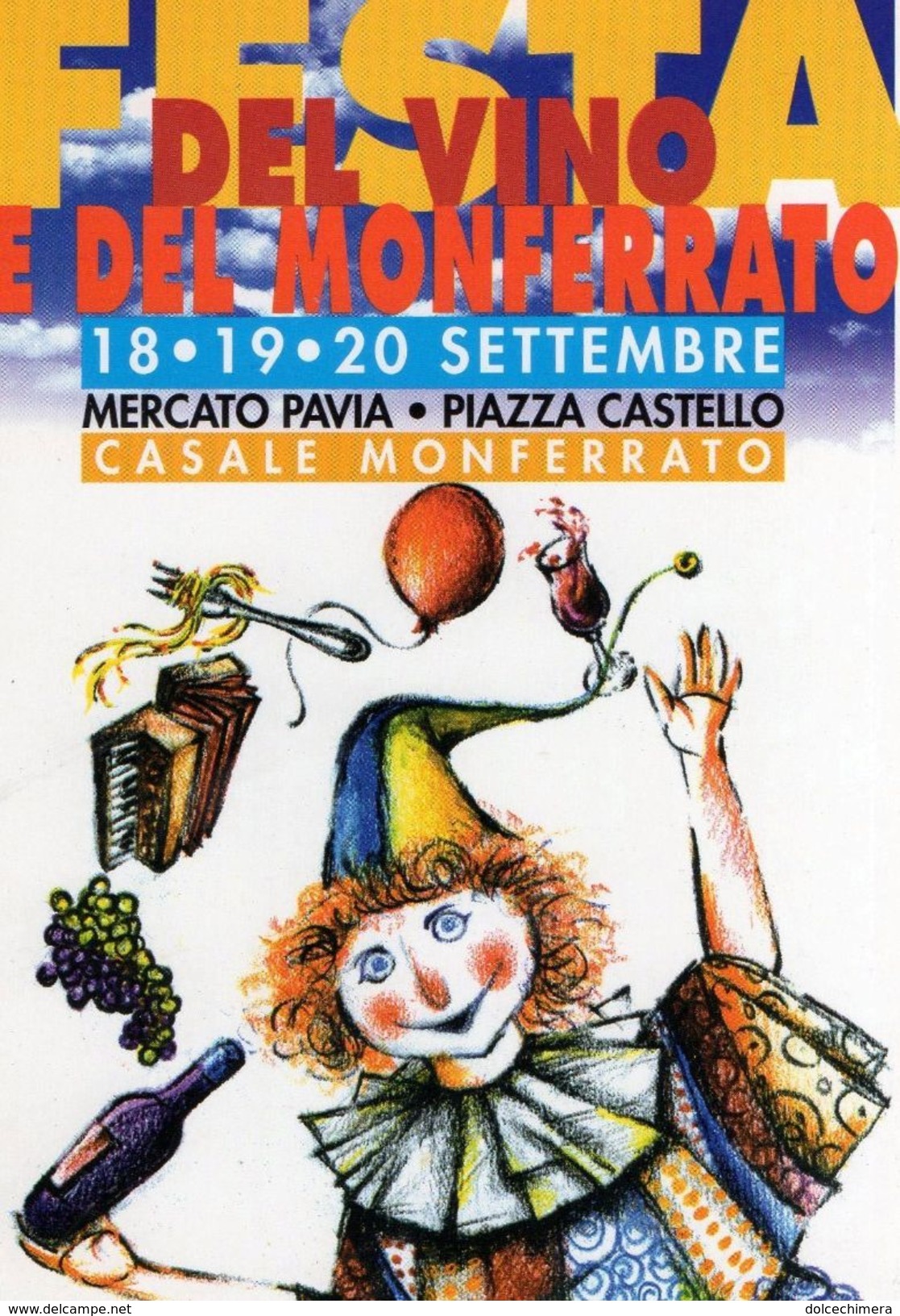 VINO-CASALE MONFERRATO-FESTA DEL VINO E DEL MONFERRATO-1998 - Kermissen