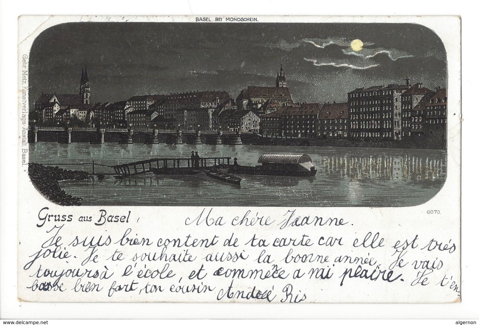 18921 - Gruss Aus Basel Circulée En 1899 - Bâle