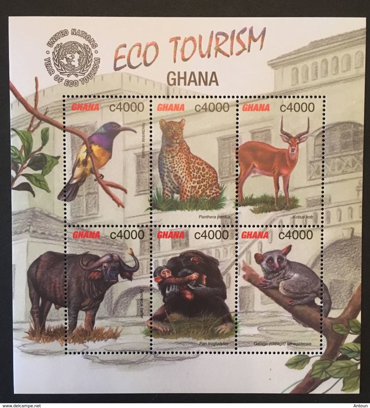 Ghana 2002 Eco Tourism Sheet Of Six - Ghana (1957-...)