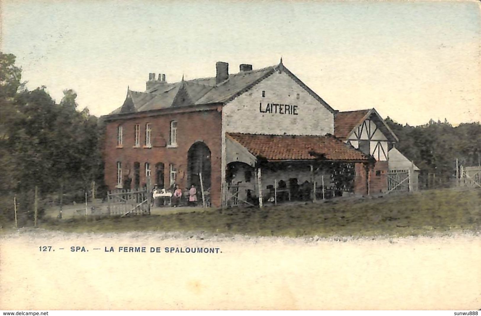 Spa - La Ferme De Spaloumont (animée, Colorisée, Laiterie) - Spa