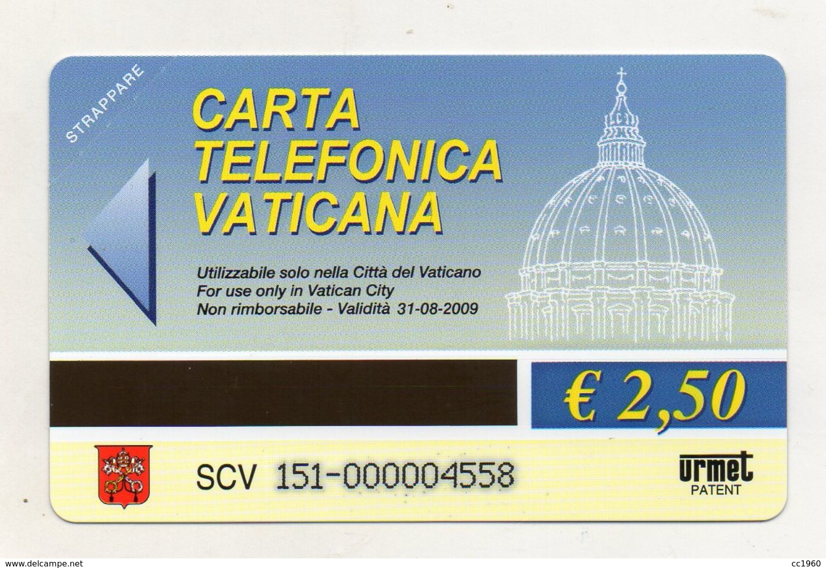 Vaticano - Urmet - Pinacoteca Vaticana - San Francesco Riceve Le Stimmate - Nuova - Validità 31.08.2009 - (FDC7214) - Vaticano (Ciudad Del)