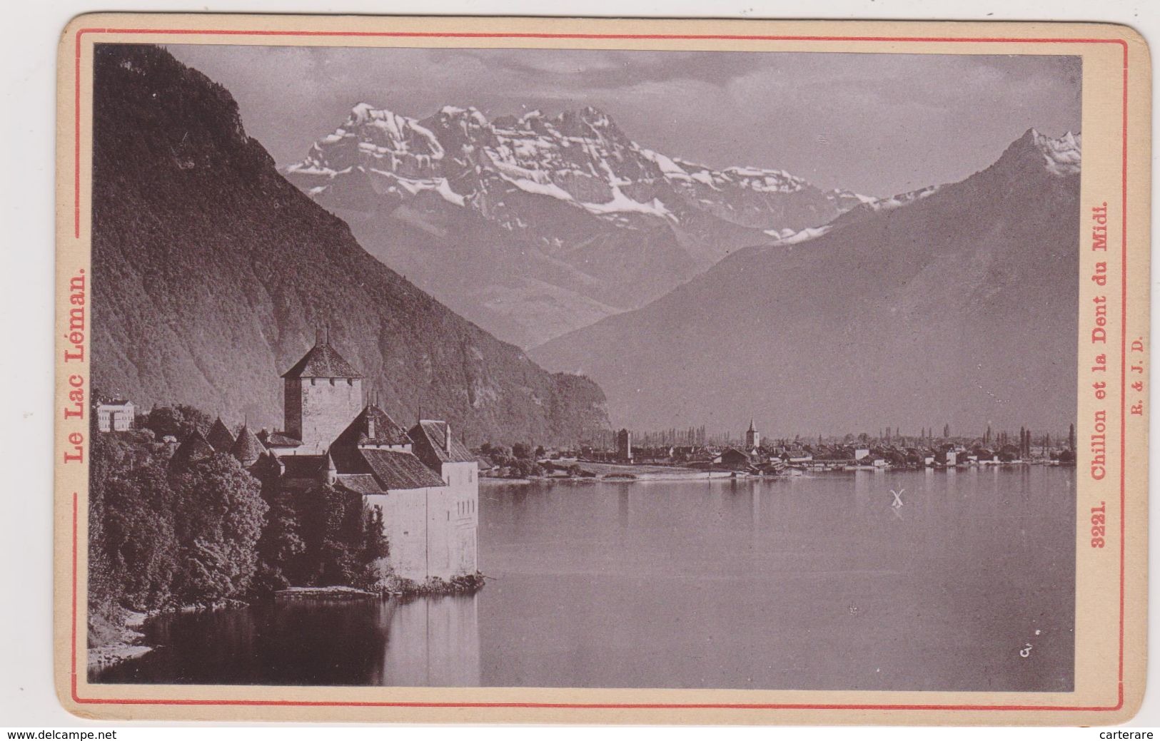 PHOTO,PHOTOGRAPHIE,suisse,switzerland,vaud,montreux,CHILLON,chateau,veytaux,lac Léman,1892 - Luoghi